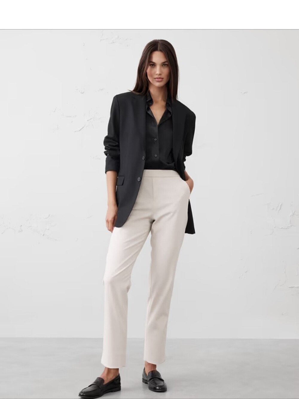 Banana Republic Hayden Pant, Oyster Color, Size 8